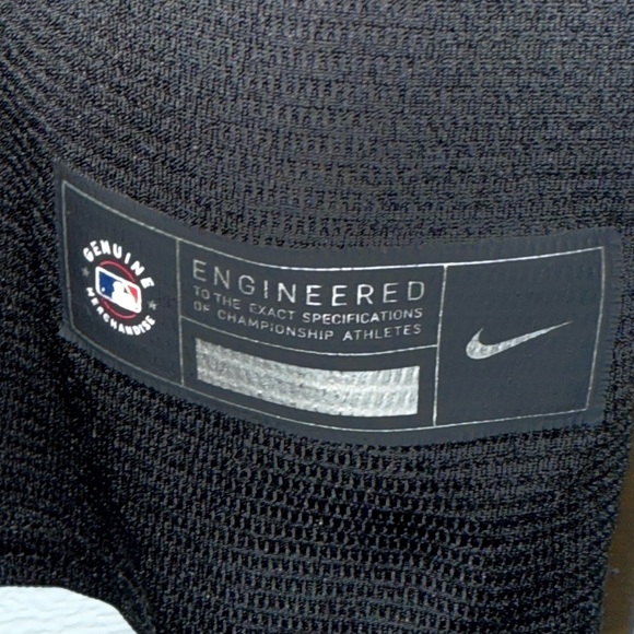 Mets #12 Francisco Lindor Black Nike Jersey Youth XL (18/20) - Picture 3 of 4